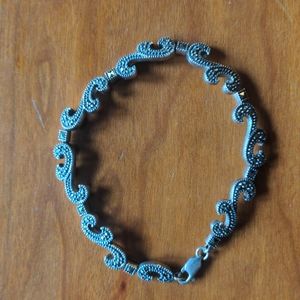 Judith Jack sterling silver marcasite bracelet